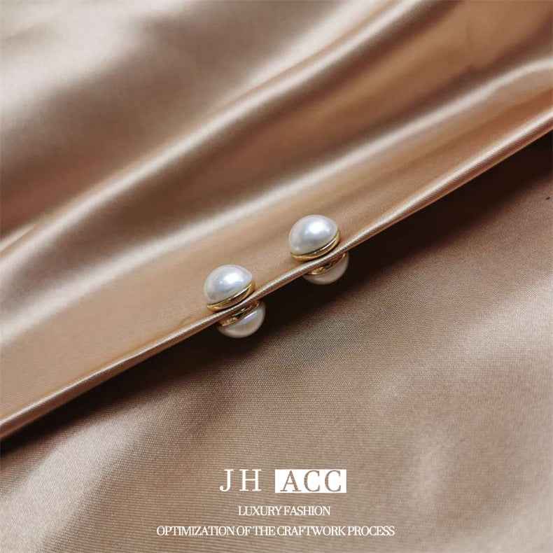 Magnetic Pearl Ear Clips/Earrings – New Summer Collection! Non-Piercing Design with Magnet Closure, Perfect for Pearl Ear Accessories Without Holes.