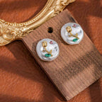 The best-selling Baroque pearl stud earrings S925, with pure silver needles, feature a fashionable and niche design for commuters, giving them an irregular and high-end feel