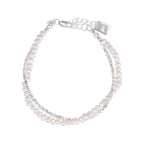 [Special Offer Products] Heavy Industry Pearl Broken Silver Beaded Bracelet ins Women's Light Luxury Niche Exquisite Versatile Gift Girlfriend Jewelry Tide