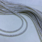 Natural freshwater pearl 3-3.5 mmAK pearl loose beads necklace bracelet work in progress DIY bare beads accessories material