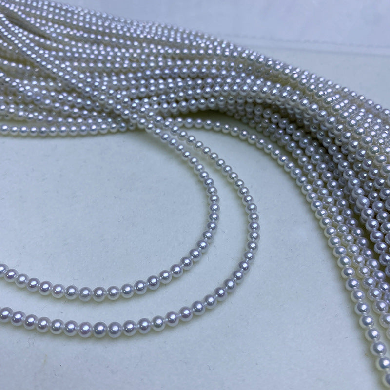Natural freshwater pearl 3-3.5 mmAK pearl loose beads necklace bracelet work in progress DIY bare beads accessories material