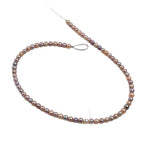 Mixed color round beads Natural fresh water about 5-6mm Candy color near round pearls work in progress DIY jewelry accessories loose beads
