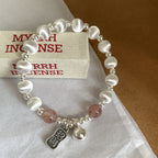 [Special Offer Products] Natural Irregular Pearl S925 Sterling Silver Bracelet Women's Beaded Crushed Silver Cold Wind Niche Temperament Versatile Jewelry