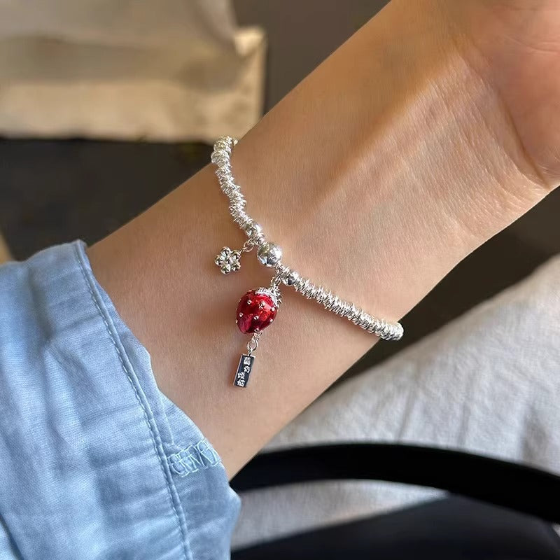 [Special Offer Products] Natural Irregular Pearl S925 Sterling Silver Bracelet Women's Beaded Crushed Silver Cold Wind Niche Temperament Versatile Jewelry
