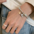 [Special Offer Products] Natural Irregular Pearl S925 Sterling Silver Bracelet Women's Beaded Crushed Silver Cold Wind Niche Temperament Versatile Jewelry