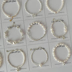 [Special Offer Products] Natural Irregular Pearl S925 Sterling Silver Bracelet Women's Beaded Crushed Silver Cold Wind Niche Temperament Versatile Jewelry