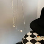 [Special Offer Products] 2022 New Niche Design Minimalist Pearl 925 Sterling Silver Clavicle Chain Temperament Premium Necklace