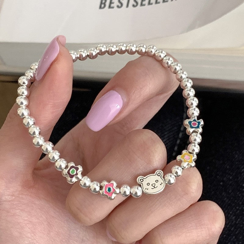 [Special Offer Products] Natural Irregular Pearl S925 Sterling Silver Bracelet Women's Beaded Crushed Silver Cold Wind Niche Temperament Versatile Jewelry