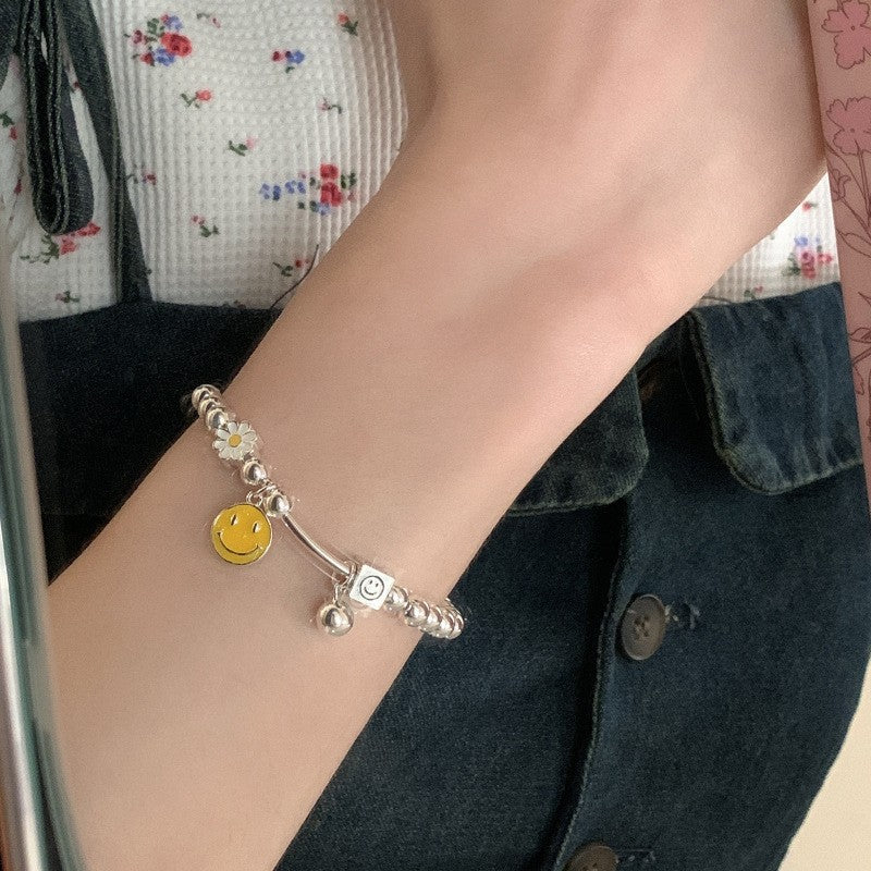 [Special Offer Products] Natural Irregular Pearl S925 Sterling Silver Bracelet Women's Beaded Crushed Silver Cold Wind Niche Temperament Versatile Jewelry