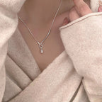 [Special Offer Products] Freshwater Pearl Necklace Light Luxury Niche Premium Design Clavicle Chain New Popular Simple Temperament Necklace