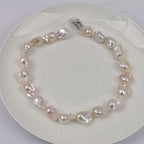 New product Big Baroque special-shaped mermaid pearl white gold purple natural freshwater pearl DIY necklace work in progress