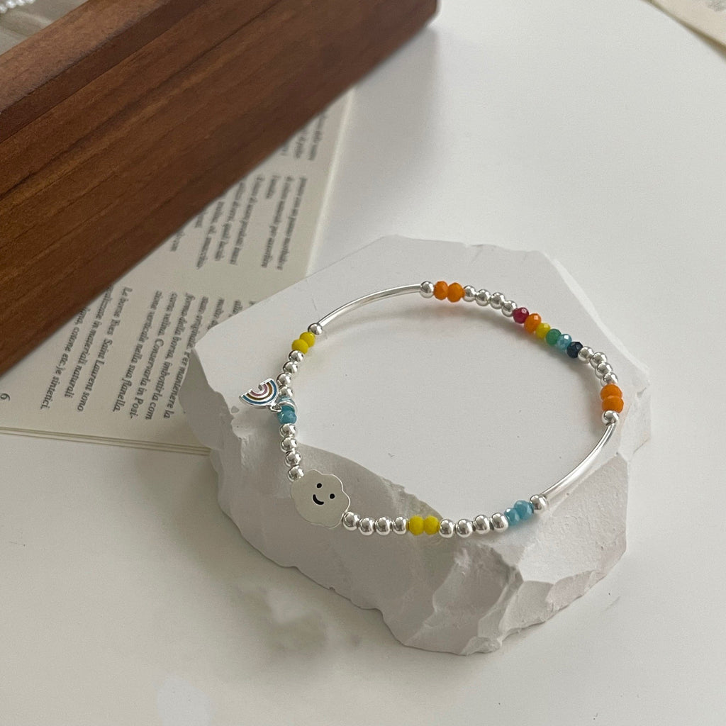 [Special Offer Products] Natural Irregular Pearl S925 Sterling Silver Bracelet Women's Beaded Crushed Silver Cold Wind Niche Temperament Versatile Jewelry