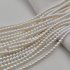 Strong light natural freshwater pearl 4-5mmAK near round pearl work in progress wholesale DIY necklace accessories loose beads
