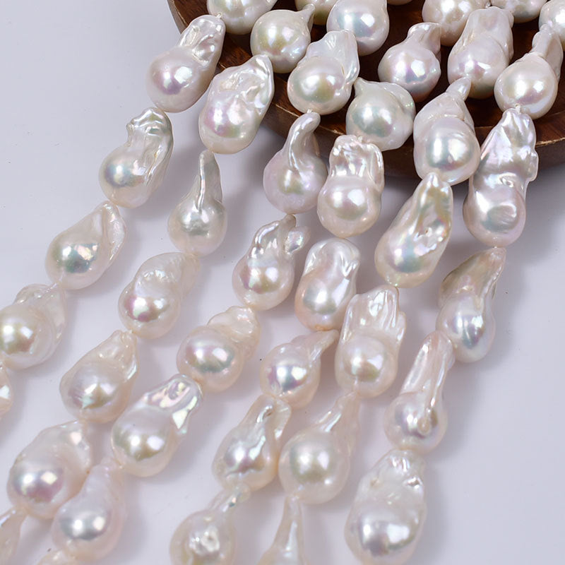 New 12-22mm Baroque Mermaid Pearl Freshwater Irregular Pearl Natural Shaped Bead String DIY Accessories