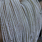 Mini Approx. 2.5-3 mm Near Round Pearl Natural Freshwater Pearl Necklace work in progress Small Pearl Loose Bead DIY Accessories