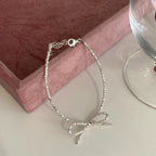 [Special Offer Products] Natural Irregular Pearl S925 Sterling Silver Bracelet Women's Beaded Crushed Silver Cold Wind Niche Temperament Versatile Jewelry