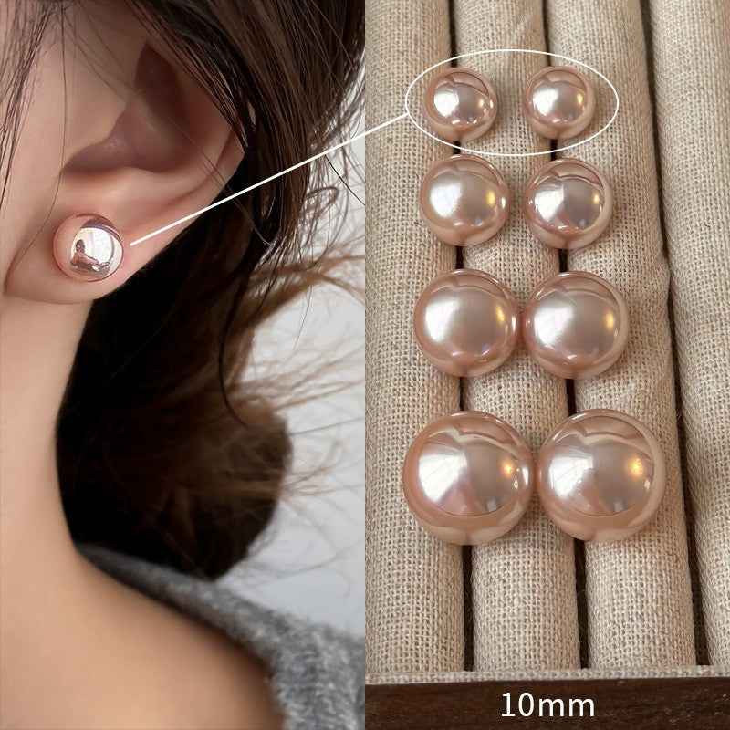 [Special Offer Products] 925 Silver Needle INS Star Same Pearl Stud Earrings Women's Simple Retro Temperament Versatile Earrings Niche Earrings