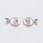 Sea World Clownfish Necklace Natural Pearl Big Head Fish Pendant Jewelry Goldfish Kiss Fish Collarbone Chain