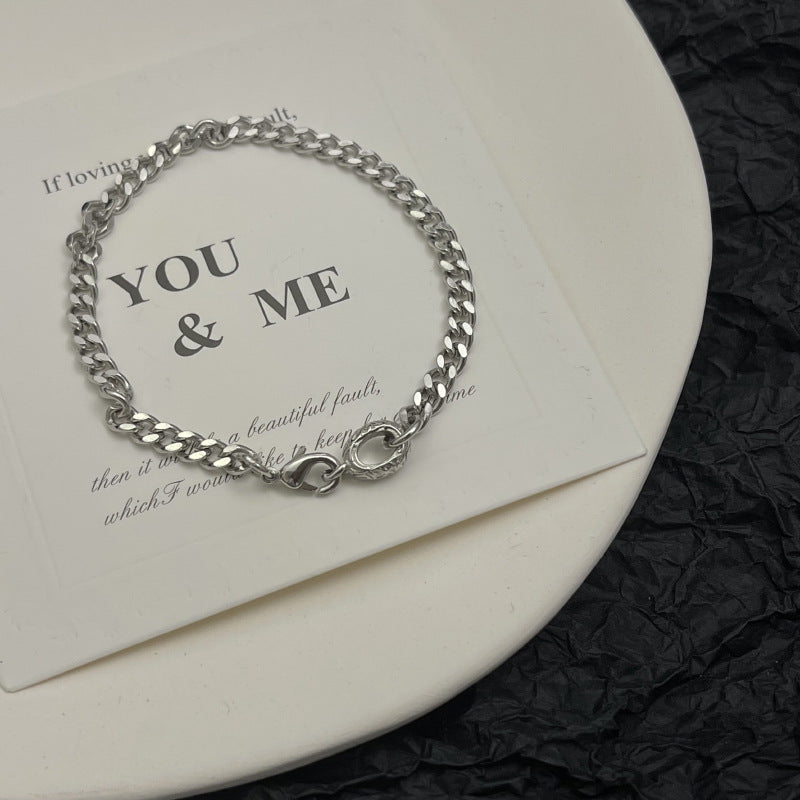 [Special Offer Products] Natural Irregular Pearl S925 Sterling Silver Bracelet Women's Beaded Crushed Silver Cold Wind Niche Temperament Versatile Jewelry