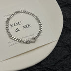 [Special Offer Products] Natural Irregular Pearl S925 Sterling Silver Bracelet Women's Beaded Crushed Silver Cold Wind Niche Temperament Versatile Jewelry