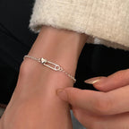 [Special Offer Products] Natural Irregular Pearl S925 Sterling Silver Bracelet Women's Beaded Crushed Silver Cold Wind Niche Temperament Versatile Jewelry