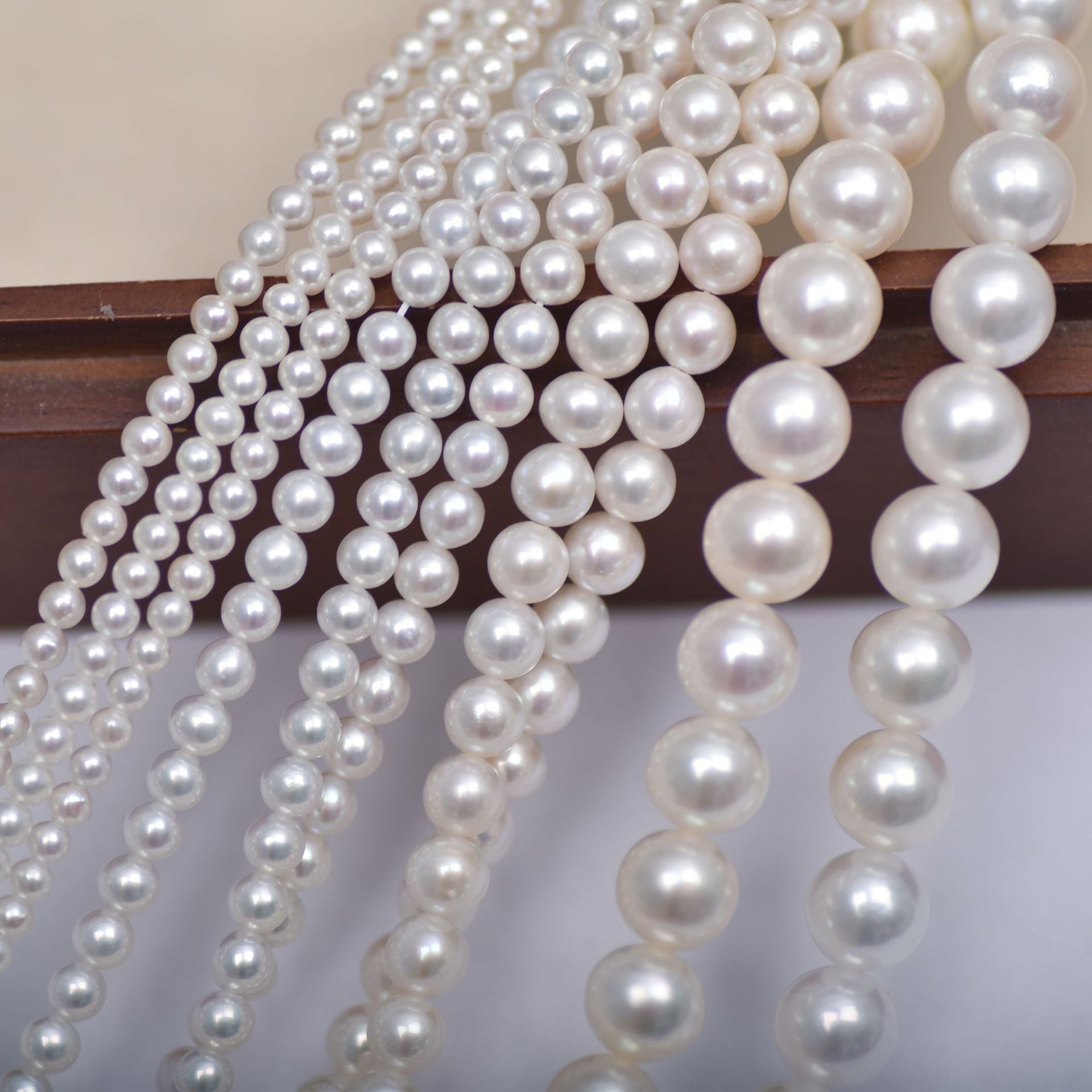 Natural freshwater pearls 2-9 small pearls nearly round loose beads jewelry necklace work in progress DIY necklace bracelet accessories