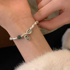 [Special Offer Products] Natural Irregular Pearl S925 Sterling Silver Bracelet Women's Beaded Crushed Silver Cold Wind Niche Temperament Versatile Jewelry