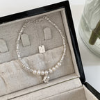 [Special Offer Products] Natural Irregular Pearl S925 Sterling Silver Bracelet Women's Beaded Crushed Silver Cold Wind Niche Temperament Versatile Jewelry