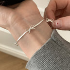 [Special Offer Products] Natural Irregular Pearl S925 Sterling Silver Bracelet Women's Beaded Crushed Silver Cold Wind Niche Temperament Versatile Jewelry