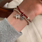 [Special Offer Products] Natural Irregular Pearl S925 Sterling Silver Bracelet Women's Beaded Crushed Silver Cold Wind Niche Temperament Versatile Jewelry