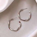 [Special Offer Products] Light Luxury Pearl Double Layer Earrings Combination Silver Needle Premium Sense Diamond-set Earclips Niche Stud Earrings Temperament Women's Simple Earrings