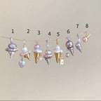 European and American new pearl ice cream necklace niche dly pendant necklace collarbone chain electroplated 18k gold