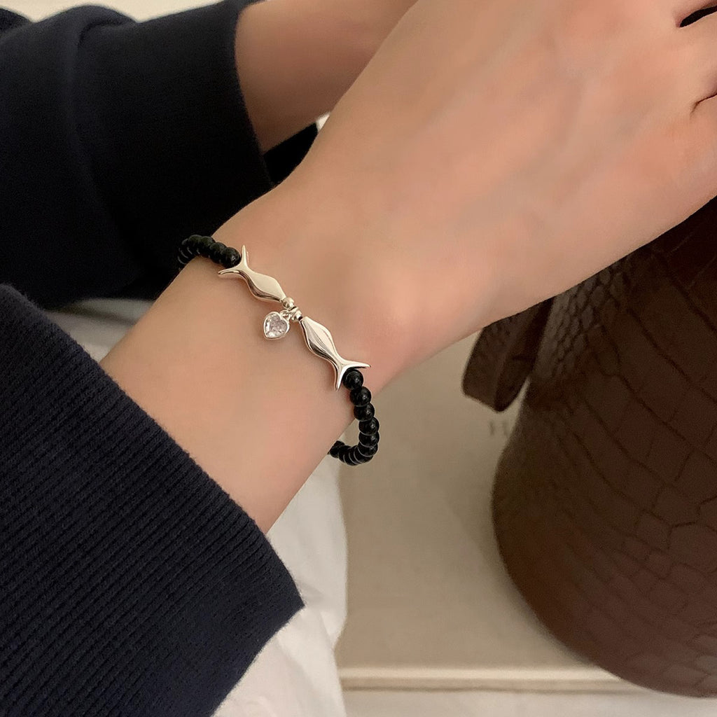 [Special Offer Products] Natural Irregular Pearl S925 Sterling Silver Bracelet Women's Beaded Crushed Silver Cold Wind Niche Temperament Versatile Jewelry