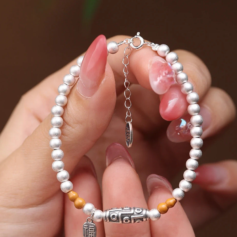 [Special Offer Products] Natural Irregular Pearl S925 Sterling Silver Bracelet Women's Beaded Crushed Silver Cold Wind Niche Temperament Versatile Jewelry