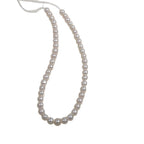 9-10Mm large pearl mother chain work in progress Natural freshwater pearls Near round loose beads DIY jewelry accessories round beads
