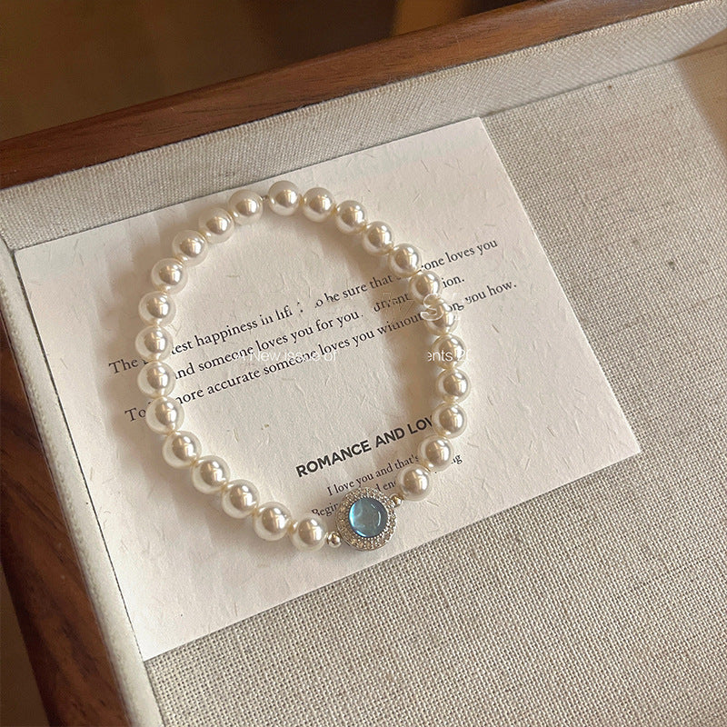 [Special Offer Products] Natural Irregular Pearl S925 Sterling Silver Bracelet Women's Beaded Crushed Silver Cold Wind Niche Temperament Versatile Jewelry