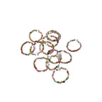 [Special Offer Products] Niche Design High-end Pearl Enamel Decorative Ring Women's Fashion Cute Beaded Versatile Elastic Rope Index Finger Ring