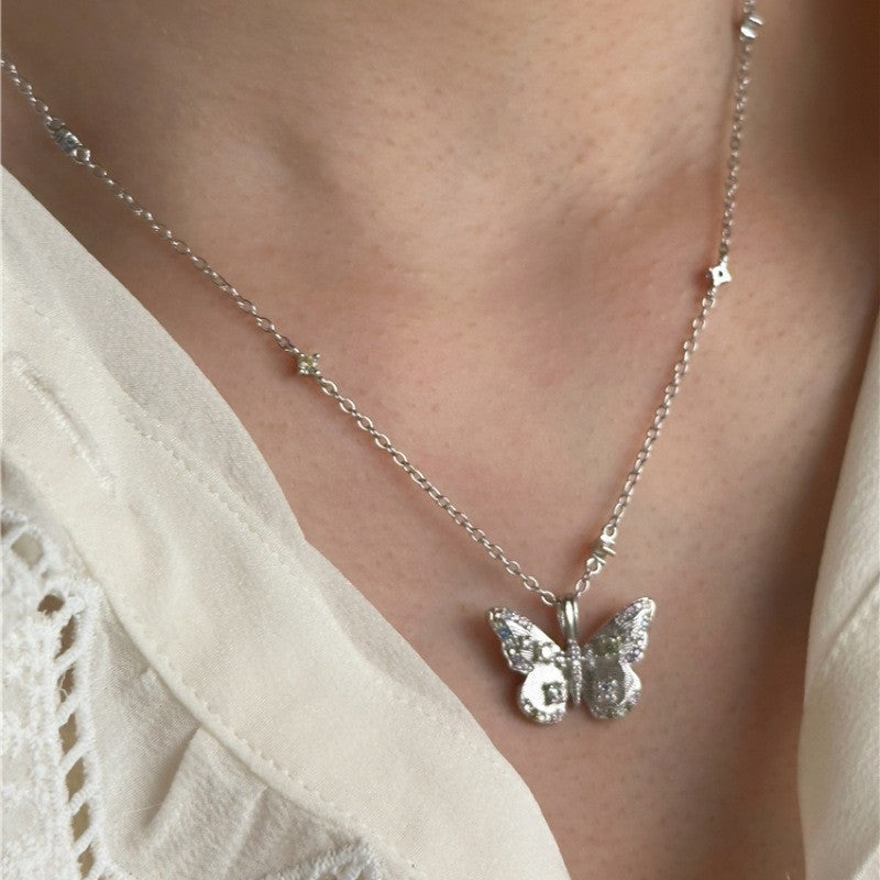 [Special Offer Products] Niche Simple Pearl Bow Series 925 Sterling Silver Gentle Necklace Female Sweet Small Fresh Temperament Clavicle Chain