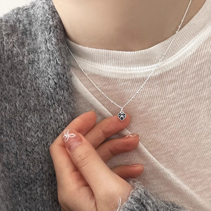 [Special Offer Products] Niche Simple Pearl Bow Series 925 Sterling Silver Gentle Necklace Female Sweet Small Fresh Temperament Clavicle Chain