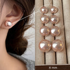 [Special Offer Products] 925 Silver Needle INS Star Same Pearl Stud Earrings Women's Simple Retro Temperament Versatile Earrings Niche Earrings