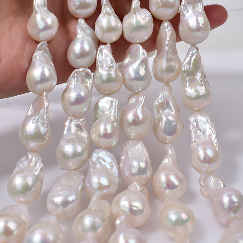 New 12-22mm Baroque Mermaid Pearl Freshwater Irregular Pearl Natural Shaped Bead String DIY Accessories