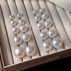 [Special Offer Products] White Pearl Stud Earrings Women's S925 Silver Needle Earrings Minimalist Niche Premium Versatile New Earrings