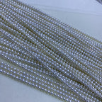Natural freshwater pearl 3-3.5 mmAK pearl loose beads necklace bracelet work in progress DIY bare beads accessories material