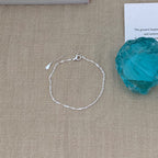 [Special Offer Products] Natural Irregular Pearl S925 Sterling Silver Bracelet Women's Beaded Crushed Silver Cold Wind Niche Temperament Versatile Jewelry