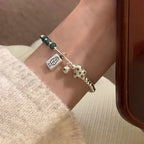 [Special Offer Products] Natural Irregular Pearl S925 Sterling Silver Bracelet Women's Beaded Crushed Silver Cold Wind Niche Temperament Versatile Jewelry