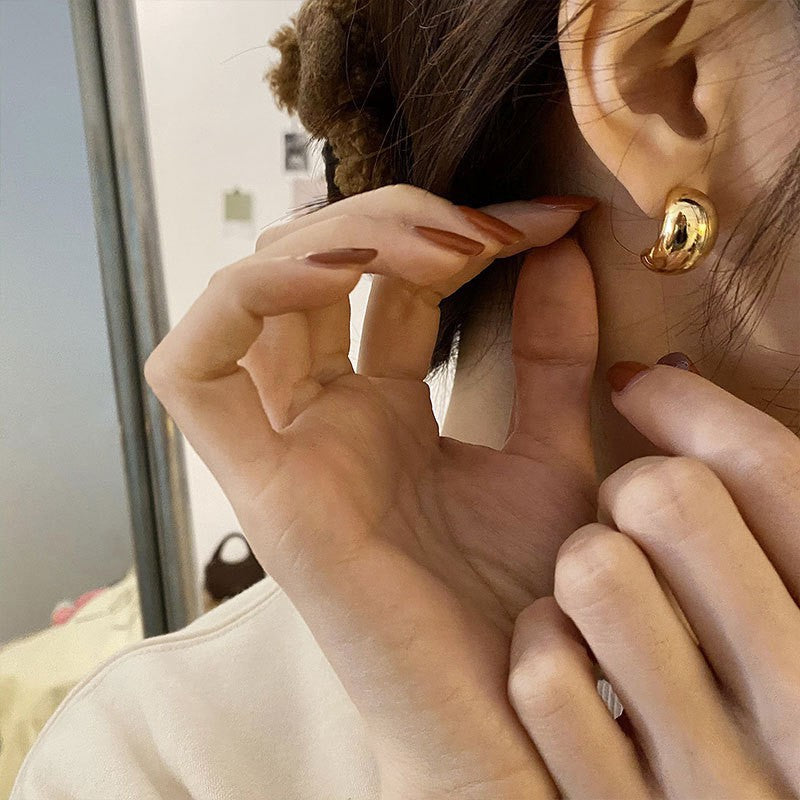[Special Offer Products] Light Luxury Pearl Double Layer Earrings Combination Silver Needle Premium Sense Diamond-set Earclips Niche Stud Earrings Temperament Women's Simple Earrings