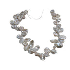 Baroque special-shaped beads natural freshwater large petals pearl necklace work in progress DIY handmade materials jewelry accessories