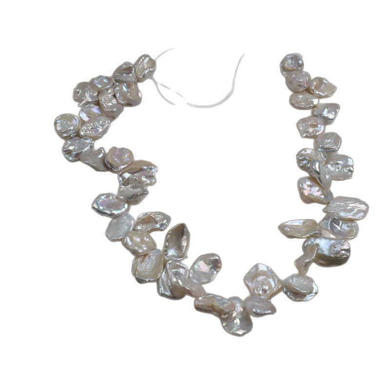Baroque special-shaped beads natural freshwater large petals pearl necklace work in progress DIY handmade materials jewelry accessories