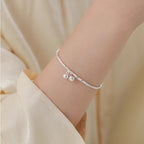 [Special Offer Products] Natural Irregular Pearl S925 Sterling Silver Bracelet Women's Beaded Crushed Silver Cold Wind Niche Temperament Versatile Jewelry