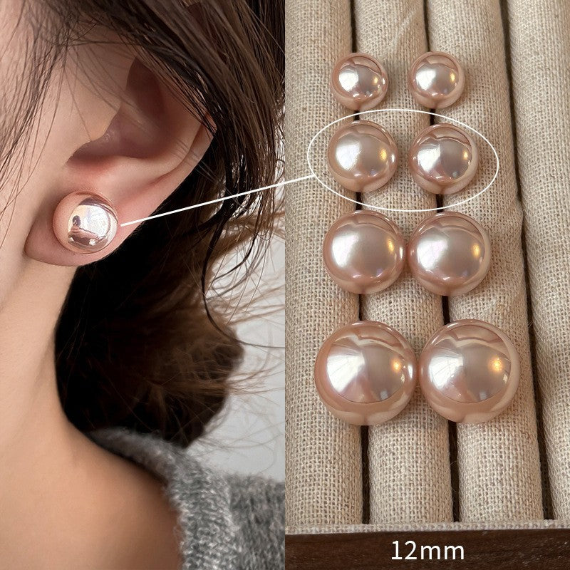 [Special Offer Products] 925 Silver Needle INS Star Same Pearl Stud Earrings Women's Simple Retro Temperament Versatile Earrings Niche Earrings